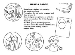 091_Arts_Crafts: Art and craft; Art and craft book; BW