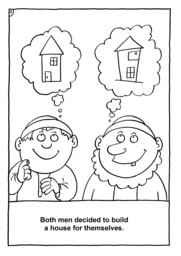 03_Colouring_Wise_Foolish: Art and craft; Art and craft book; Bible story; BW; Coloring; Colouring