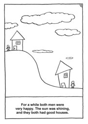 06_Colouring_Wise_Foolish: Art and craft; Art and craft book; Bible story; BW; Coloring; Colouring