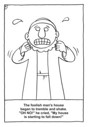09_Colouring_Wise_Foolish: Art and craft; Art and craft book; Bible story; BW; Coloring; Colouring