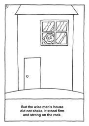 11_Colouring_Wise_Foolish: Art and craft; Art and craft book; Bible story; BW; Coloring; Colouring