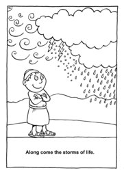 15_Colouring_Wise_Foolish: Art and craft; Art and craft book; Bible story; BW; Coloring; Colouring