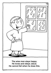 16_Colouring_Wise_Foolish: Art and craft; Art and craft book; Bible story; BW; Coloring; Colouring