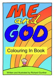 01_Colouring_God_Me: Bible story; Black and white; Colour; Coloring; Colouring; Line Art