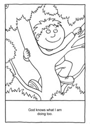 07_Colouring_God_Me: Bible story; Black and white; BW; Coloring; Colouring; Line Art