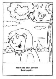08_Colouring_Wonderful_Things: Art and craft; Art and craft book; Bible story; Black and white; BW; Coloring; Colouring; Line Art