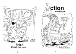 17_Action_Words: Action words; BW; Grammar; Verbs