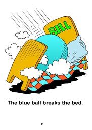 11_Bill_Ball: Alphabet; Colour; Reading books