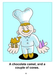 06_Crazy_Cake: Alphabet; Colour; Reading books