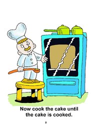 09_Crazy_Cake: Alphabet; Colour; Reading books