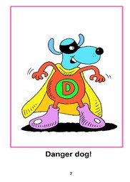 07_Dan_Dog: Alphabet; Animals; BW; Reading books
