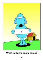 16_Dan_Dog: Alphabet; Animals; BW; Reading books