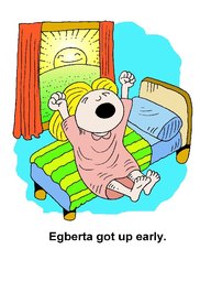 03_Egberta_Egg: Alphabet; Colour; Reading books
