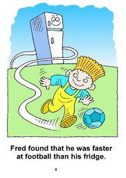 08_Fred_Fridge: Alphabet; Colour; Reading books