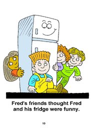 10_Fred_Fridge: Alphabet; Colour; Reading books