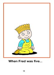 12_Fred_Fridge: Alphabet; Colour; Reading books