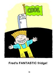 15_Fred_Fridge: Alphabet; Colour; Reading books