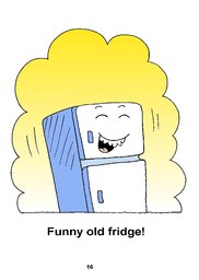 16_Fred_Fridge: Alphabet; Colour; Reading books
