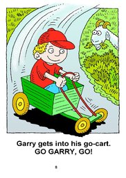08_Go_Garry: Alphabet; Colour; Reading books