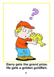 16_Go_Garry: Alphabet; Colour; Reading books