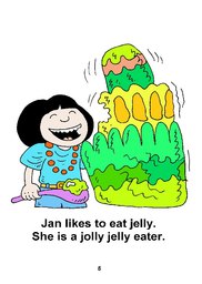 05_Jumpy_Jan: Alphabet; Colour; Reading books