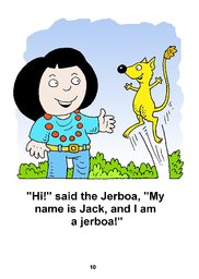 10_Jumpy_Jan: Alphabet; Colour; Reading books