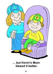 16_Kevin_Kitchen: Alphabet; Colour; Reading books