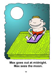 14_Mad_Max: Alphabet; Colour; Reading books