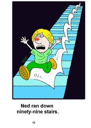 12_Ned_Needle: Alphabet; Colour; Reading books