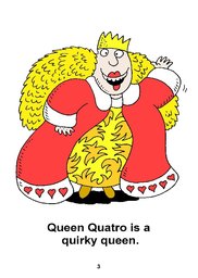03_Quirky_Queen: Alphabet; Colour; Reading books