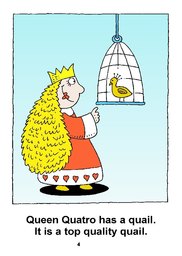 04_Quirky_Queen: Alphabet; Colour; Reading books