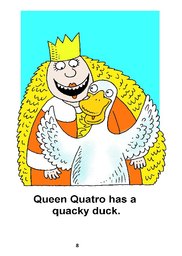 08_Quirky_Queen: Alphabet; Colour; Reading books