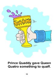 12_Quirky_Queen: Alphabet; Colour; Reading books