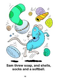 10_Sid: Alphabet; Colour; Reading books