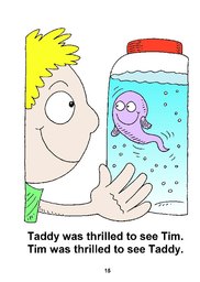 15_Tim_Taddy: Alphabet; Colour; Reading books