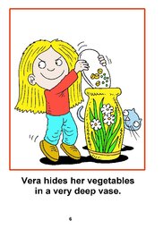 06_Vanishing_Vera: Alphabet; Colour; Reading books