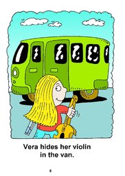08_Vanishing_Vera: Alphabet; Colour; Reading books