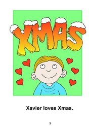 03_Xavier: Alphabet; Colour; Reading books