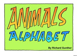 01_Animal_Alphabet: Alphabet; Animals; Colour