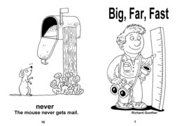 09_Big_Far_Fast_Words: Action words; BW; Verbs