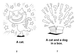 06_Book_2_A_Cat: BW; Reading books